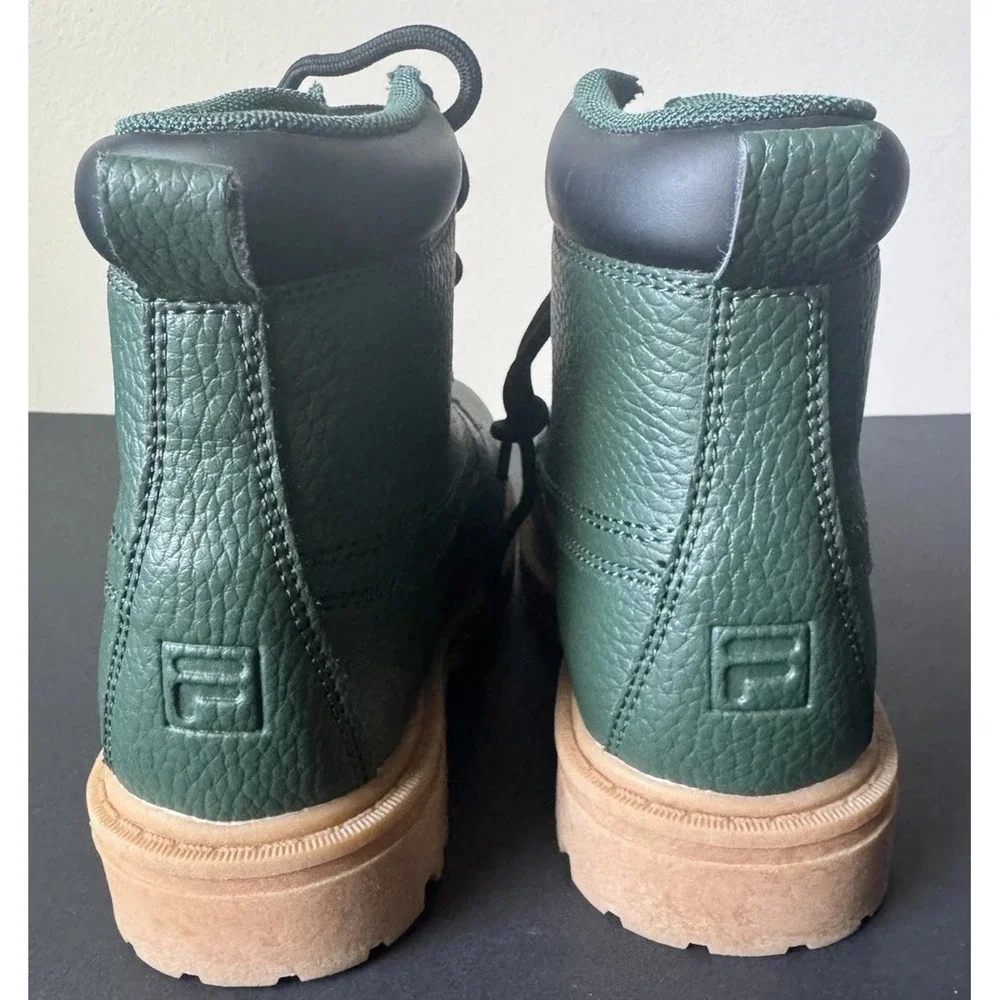 Fila Edgewater Kid's Green Synthetic Leather Boots Size 1‎